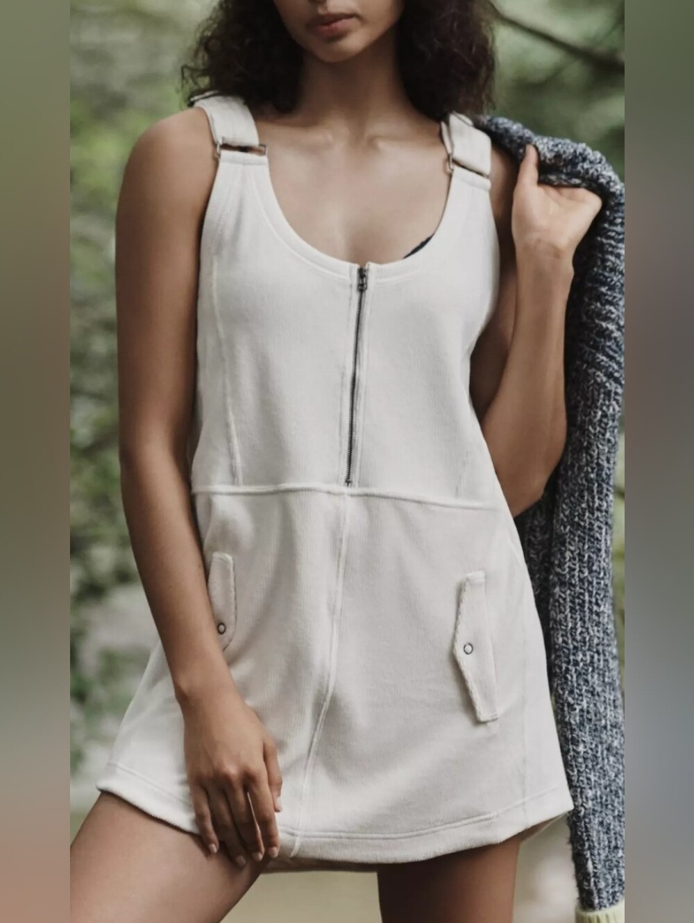 Daily Practice by Anthropologie Jockey Cream Mini Dress Size M